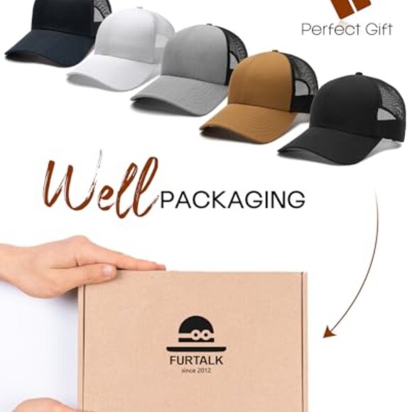 Structured Trucker Hat Classic Retro Adjustable Mesh Baseball Cap Unisex - Picture 6 of 8